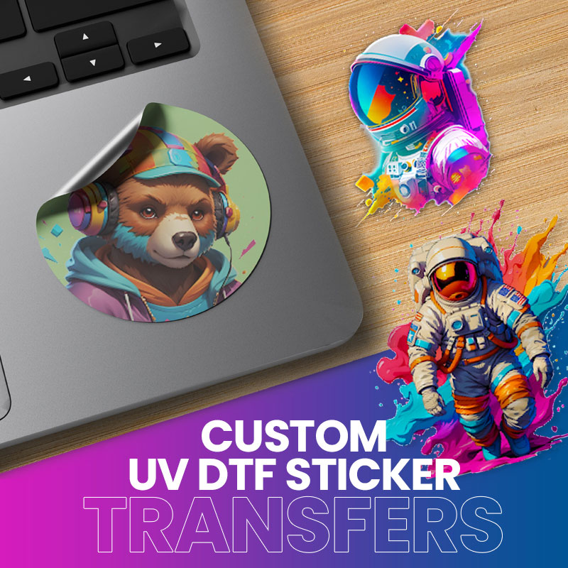 Custom UV DTF Sticker Gang Sheet Upload