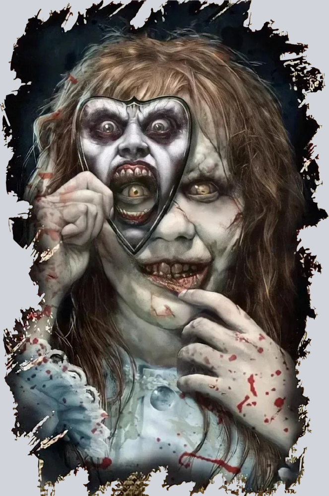 Creepy Black And White - STK01472