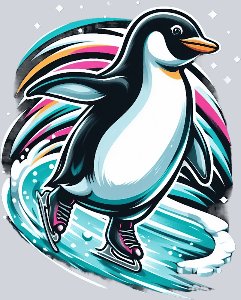 Skating Penguin 1 - STK05484