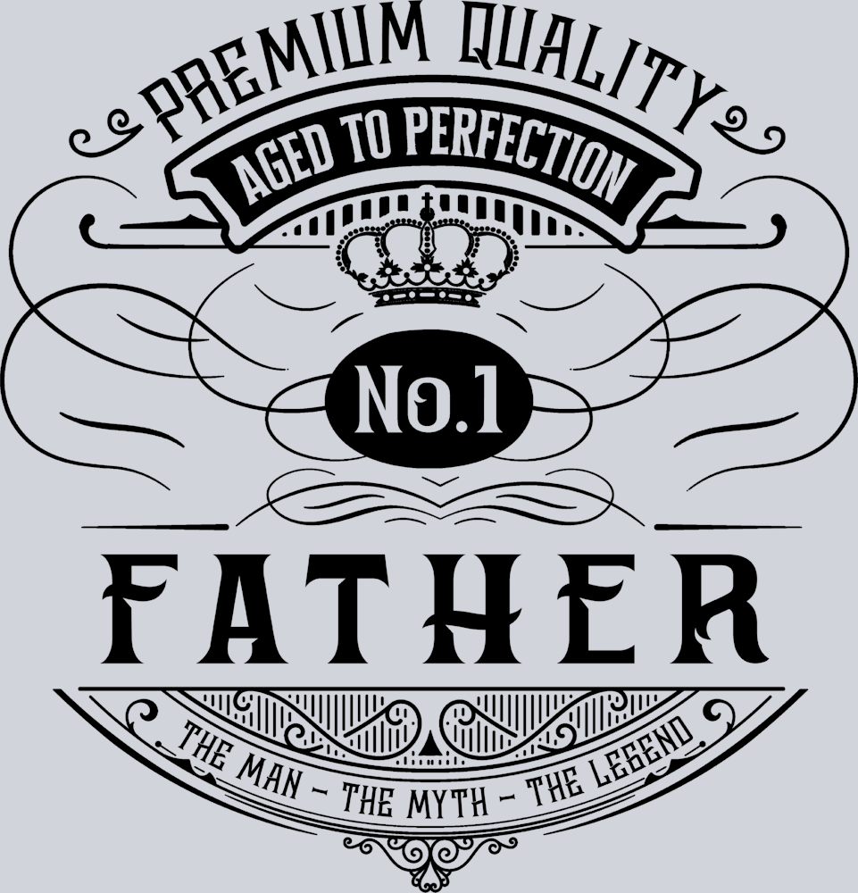 Father Label Black - STK01949