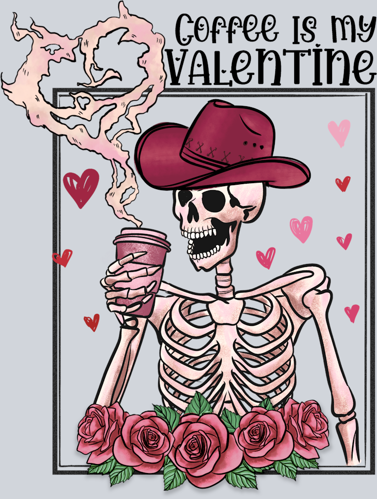 Skeleton Cowboy Valentine - STK05490