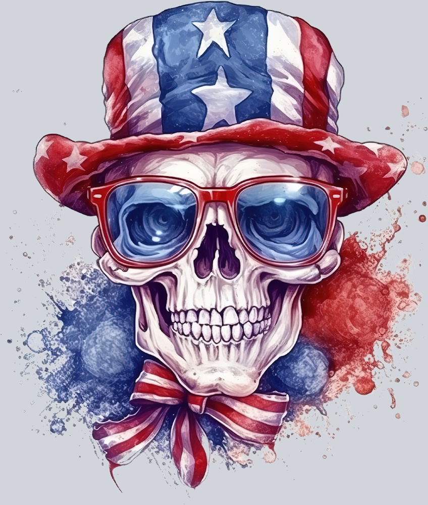 Skull Patriotic 1 - STK05540