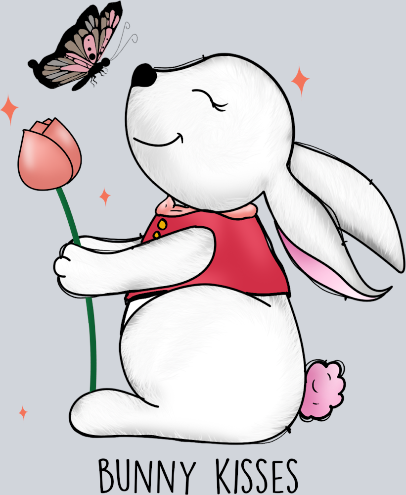 Bunny Kisses Butterfly - Atlanta Vinyl