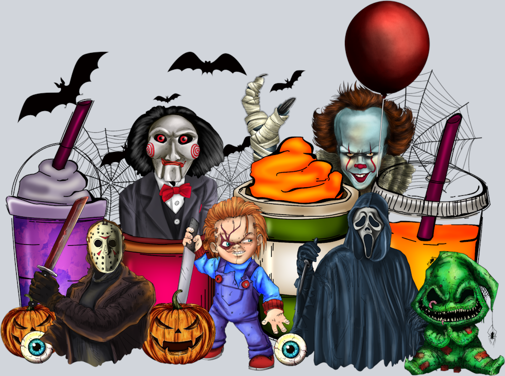 Halloween Characters Coffee Cup - STK02463