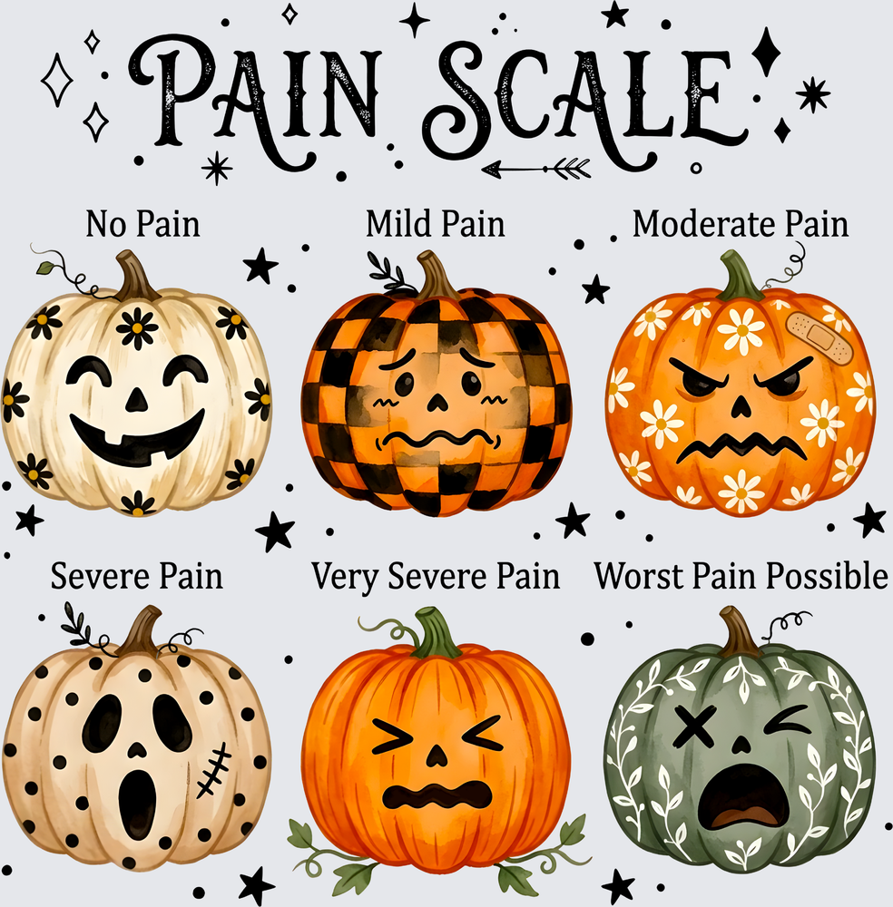 Halloween Pain Scale - STK08062