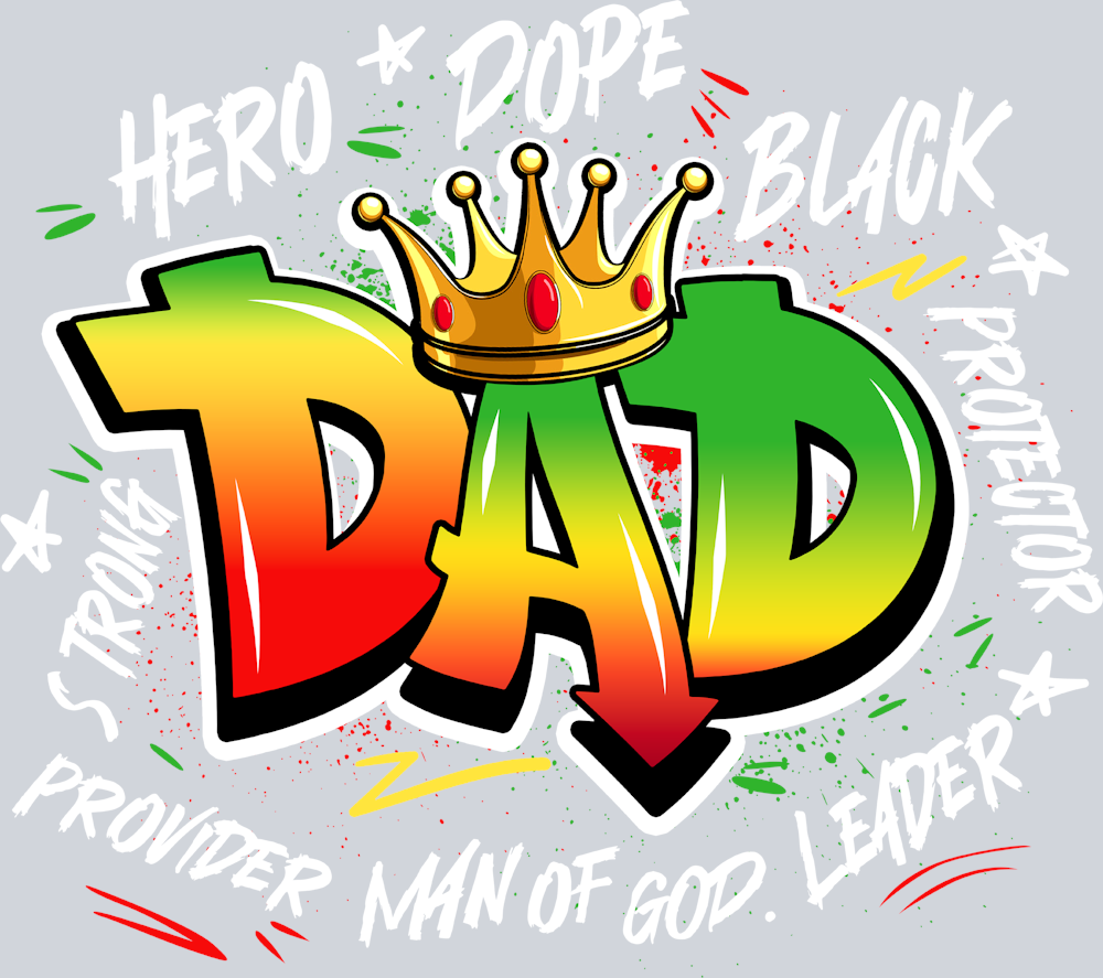 Dad Crown - Red White And Green - STK01576
