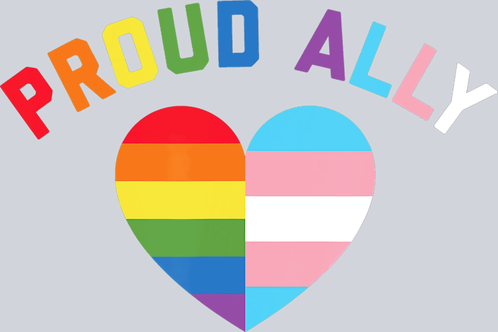 Proud Ally Love Heart - STK05032