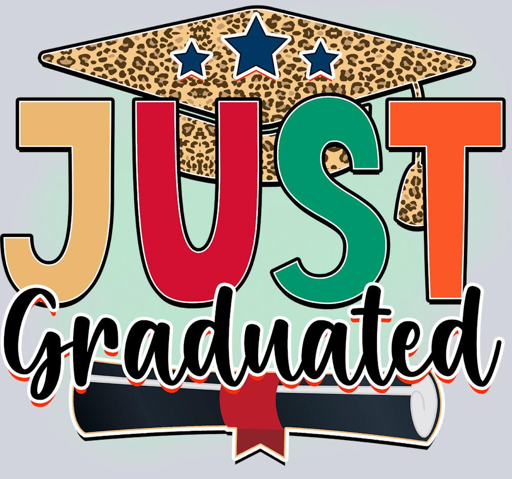 Just Graduated Colorful - STK03456