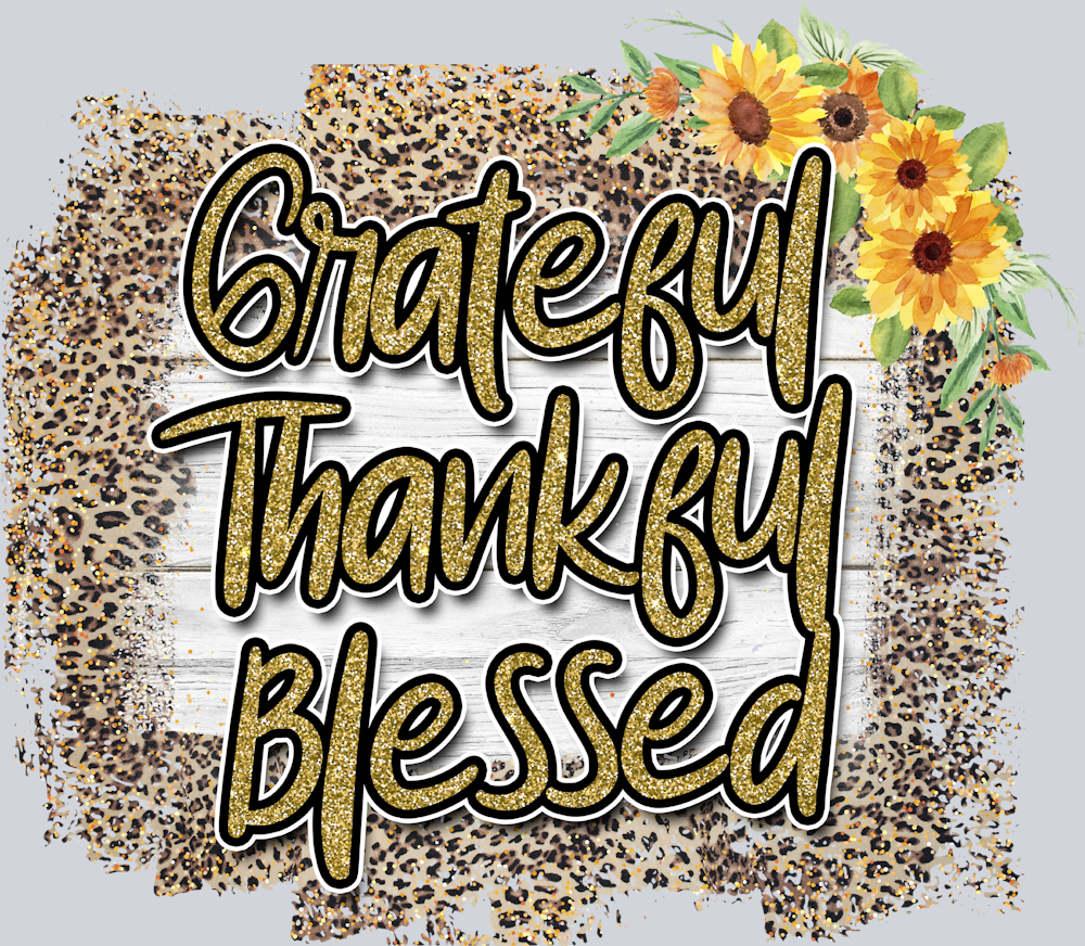 Grateful Thankful Blessed - STK07089