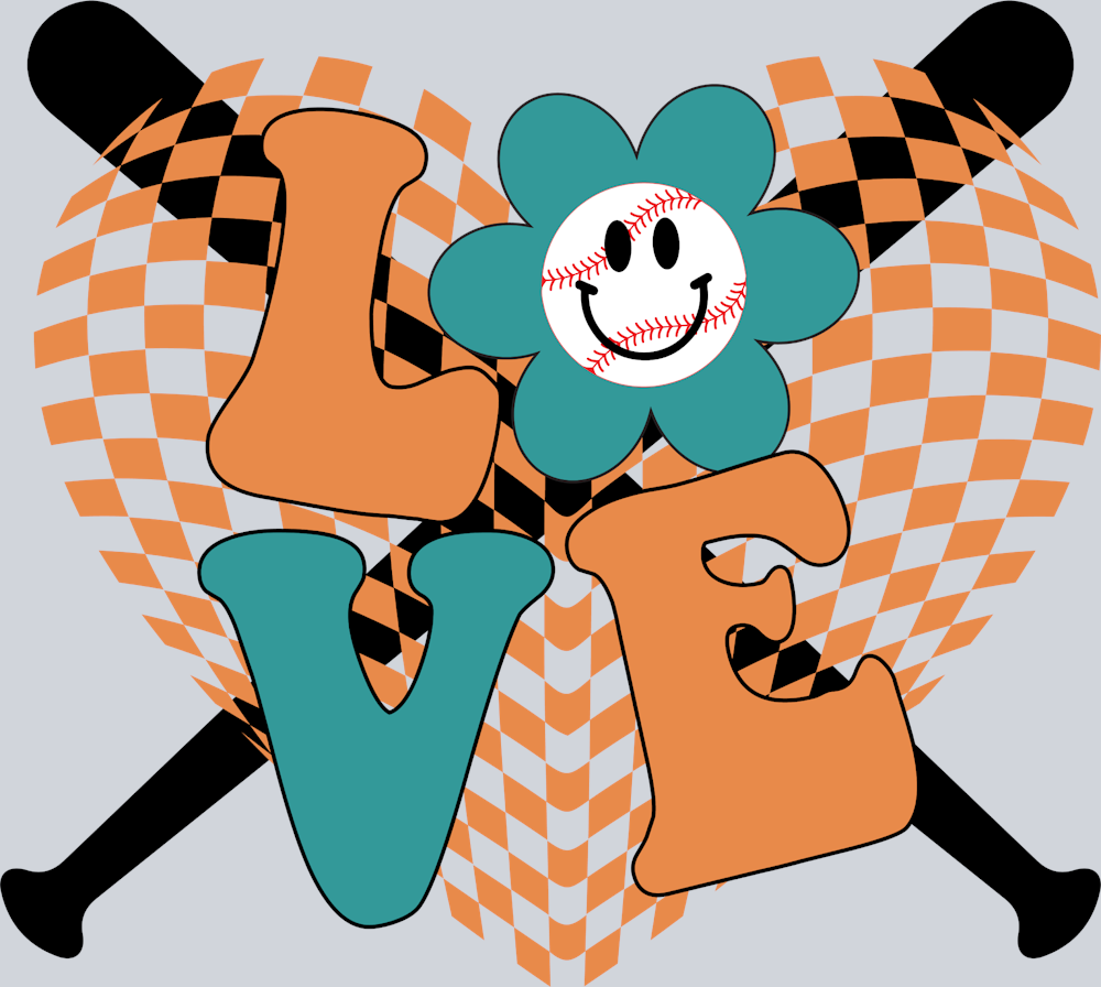 Retro Baseball Love - STK07371