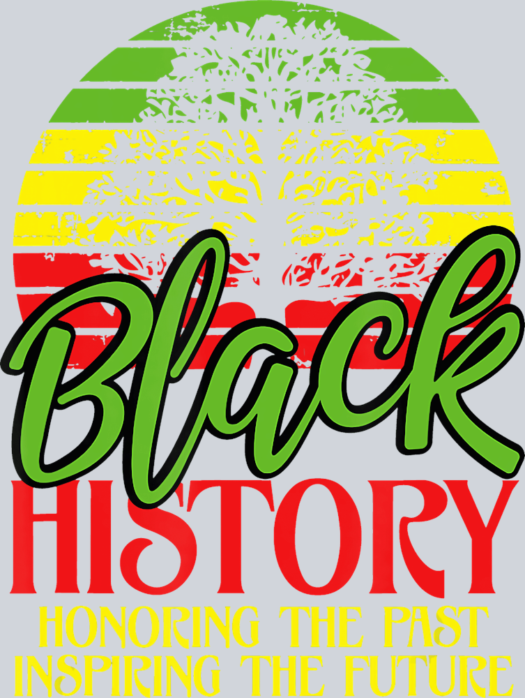 Black History Honoring The Past Inspring The Future Circle - STK00691