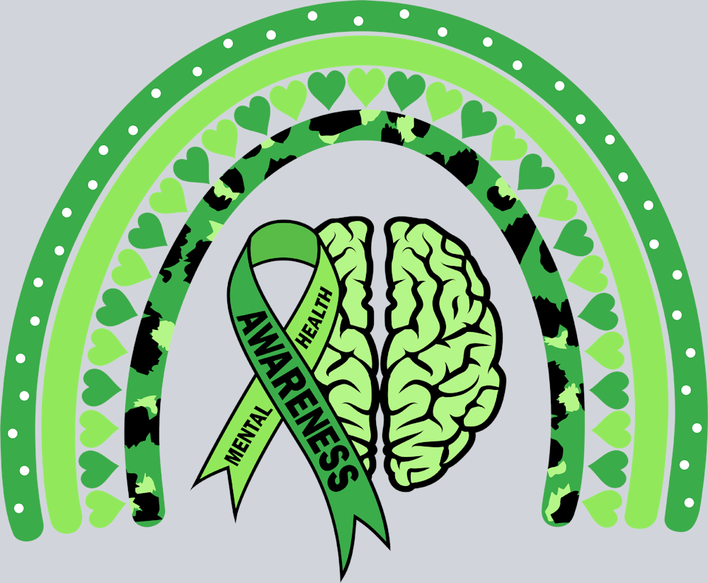 Mental Health Awareness Rainbow - STK04187