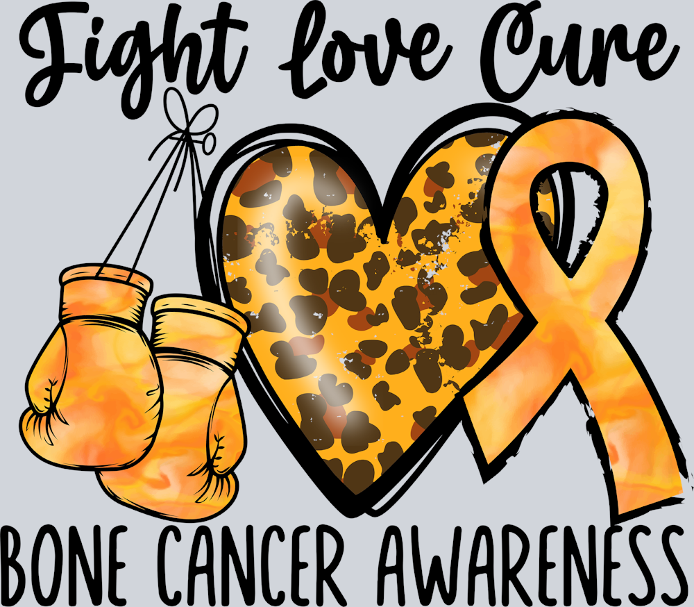 Fight Love Cure Bone Cancer Awareness - STK06782