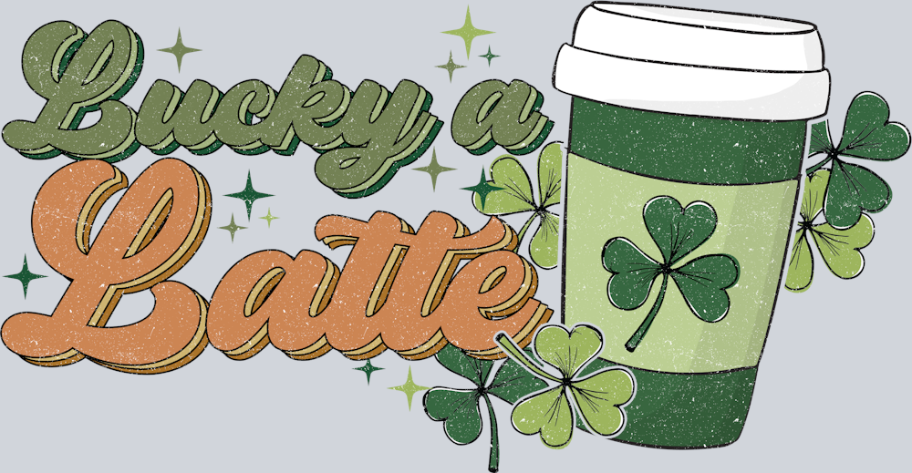 Retro Lucky A Latte - STK05214