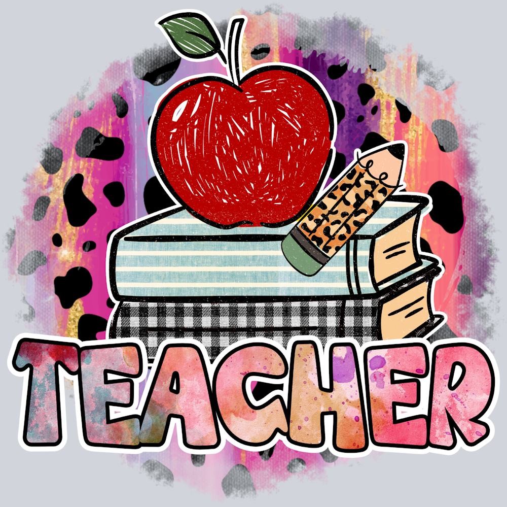 Teacher Leopard Print - STK05943