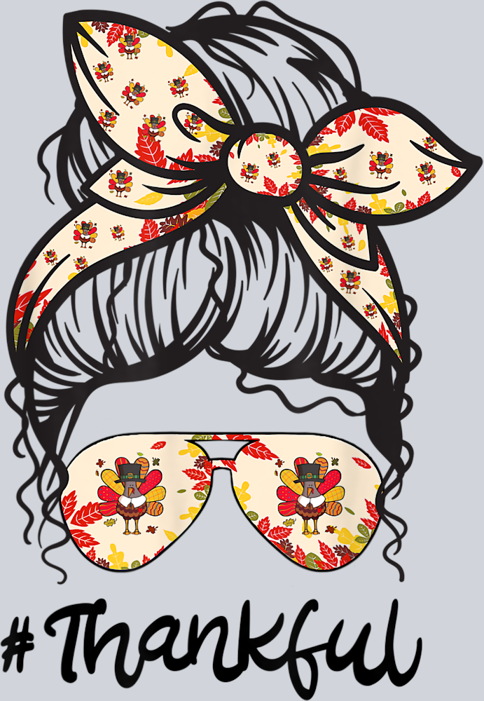 Thankful Messy Bun 2 - STK06011