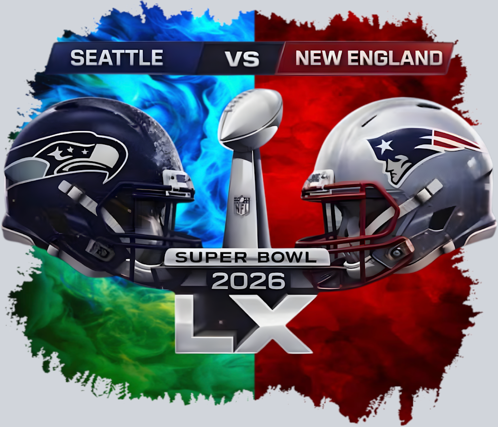Football Championship 2026 Patriots Vs Seahawks - STK07581