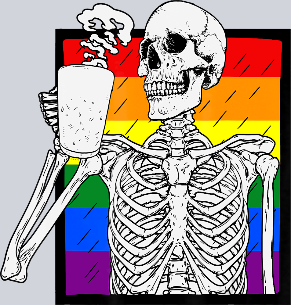 Rainbow Skeleton - STK05129