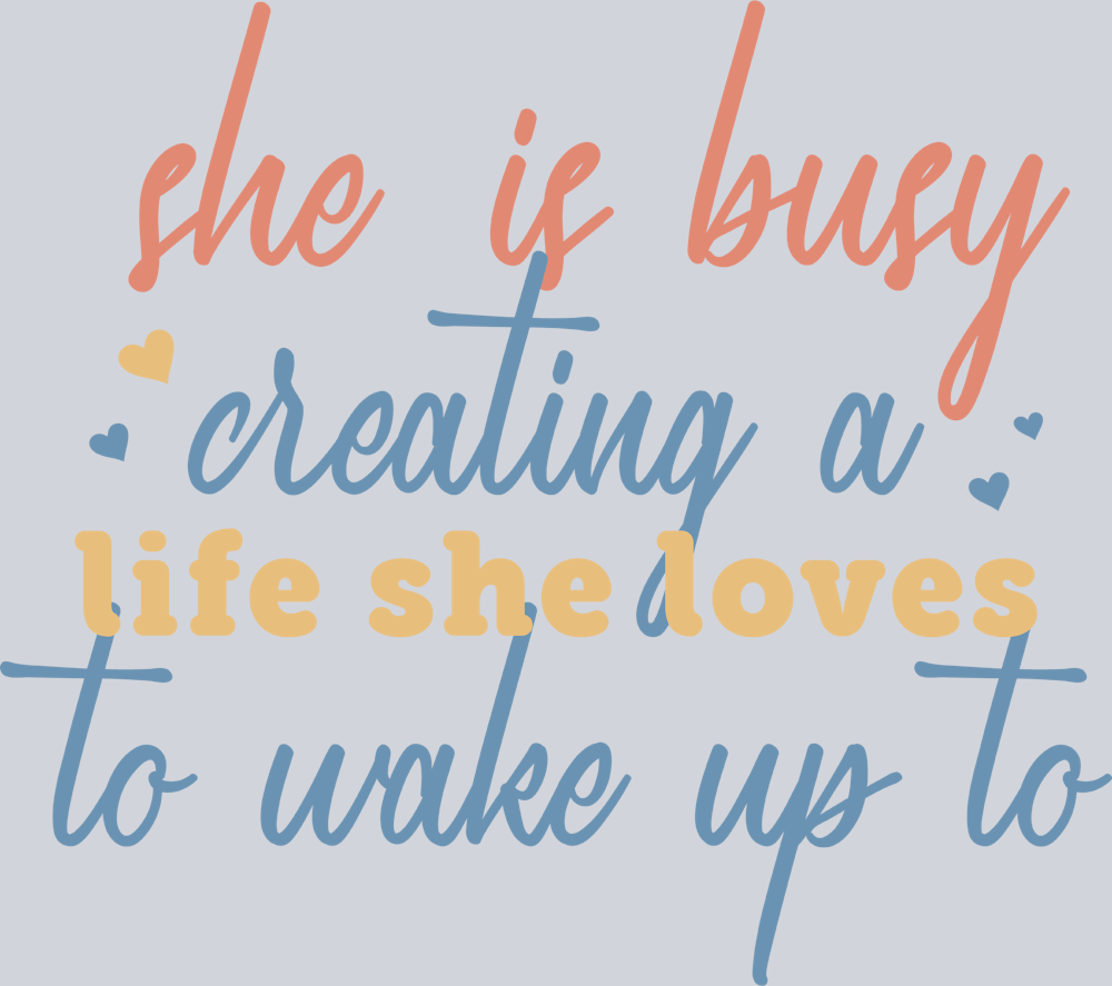 She Is Busy Creating A Life - STK05437
