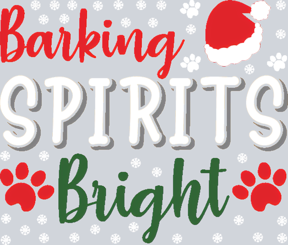 Pets Barking Spirits Bright - STK04817