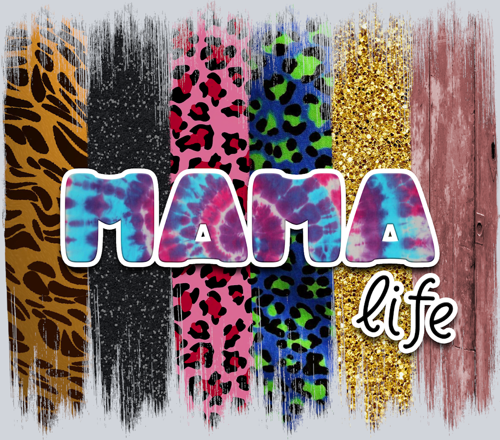 Mama Life Leopard Stripes - STK03965