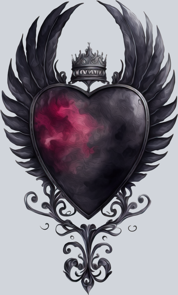Goth Heart 6 - STK02401