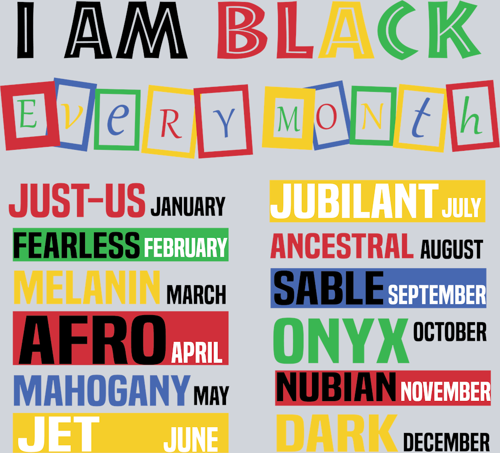 Black Every Month - Black - STK00593