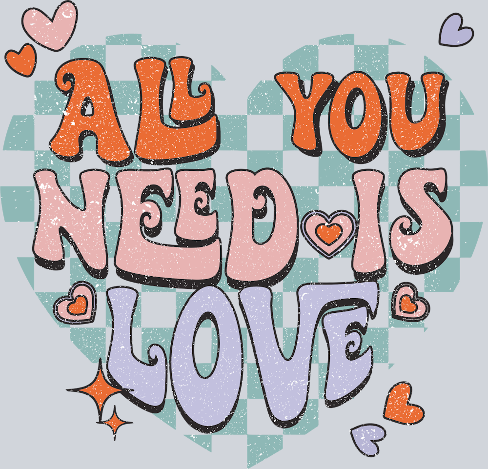 Retro All You Need Is Love - STK05178