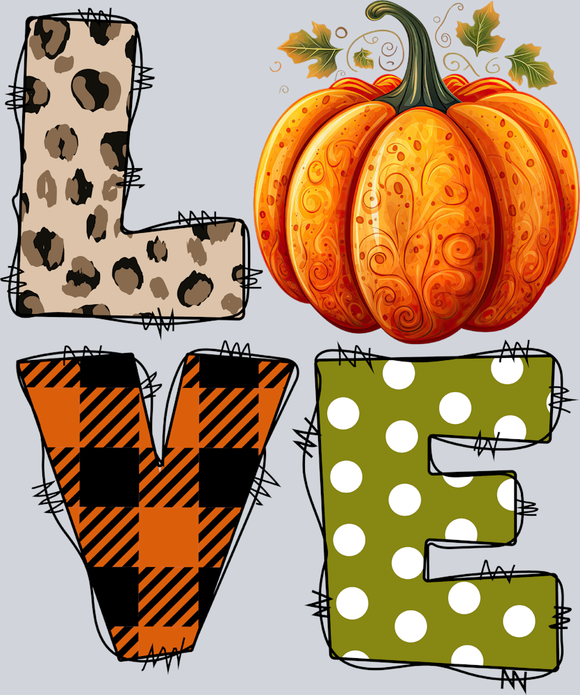 LOVE Pumpkin 1 - STK07226