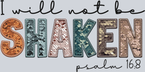 I Will Not Be Shaken - STK03032