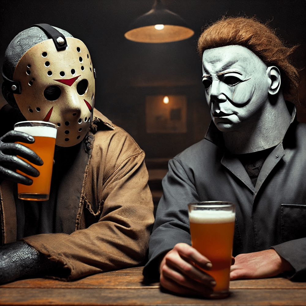 Michael Vs Jason Share A Brew - STK04280