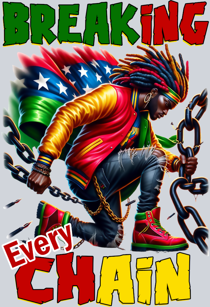 Juneteenth Breaking Every Chain Holding Chain - STK03364