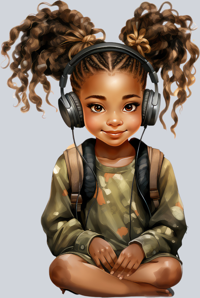 Cute Black Girl Back To School 16 - STK01551