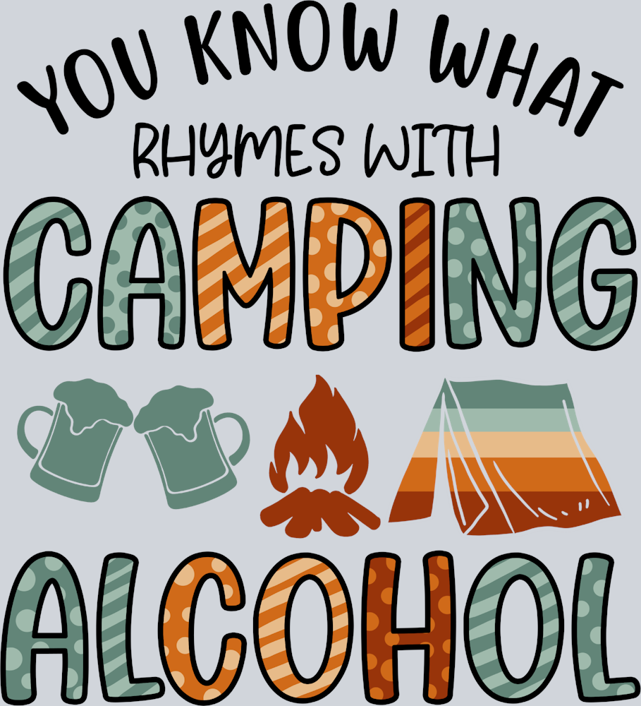 Outdoors Rhymes With Camping - STK04668