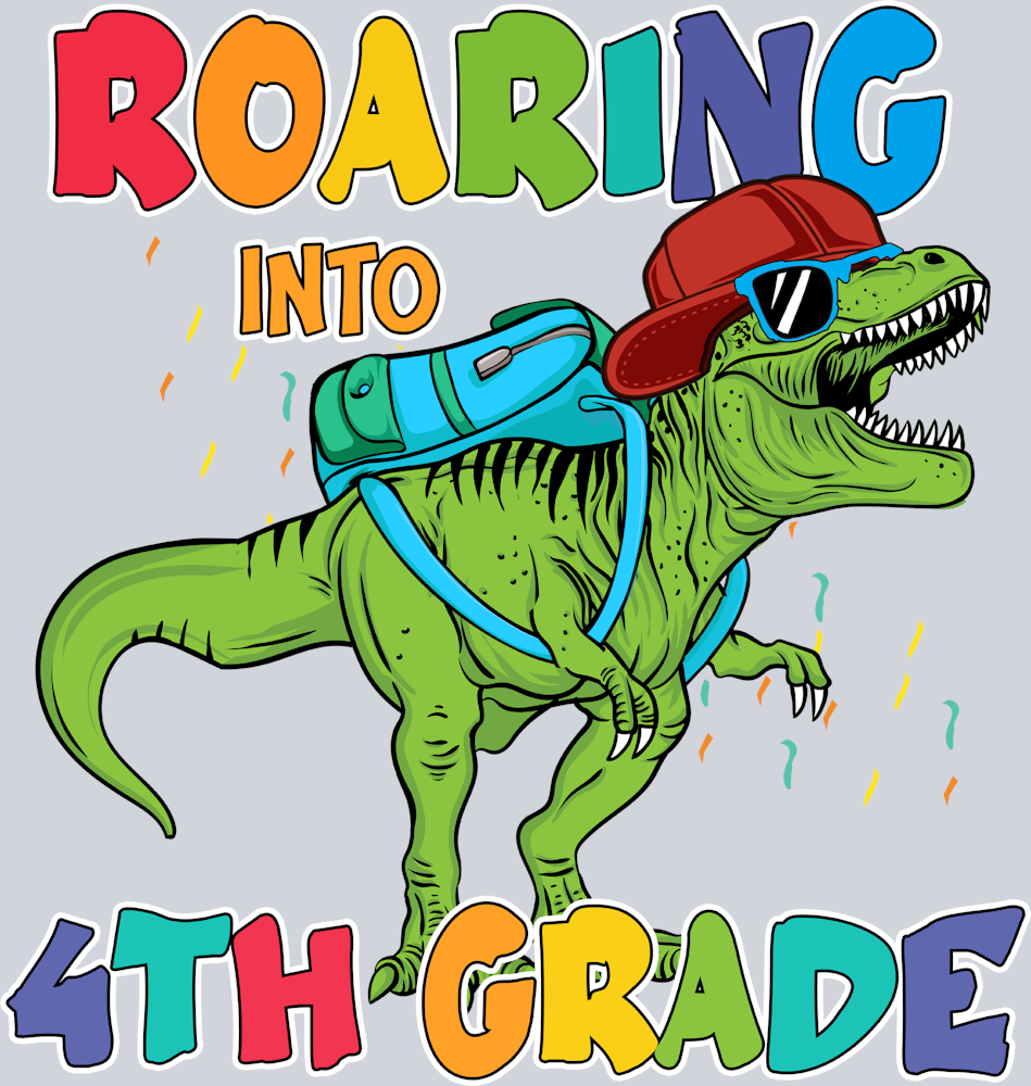 Roaring Into 4th Grade - Atlanta Vinyl