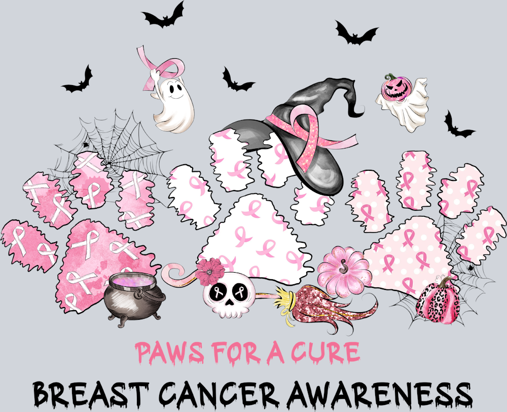 Breast Cancer Awareness Paws For A Cure - STK01146
