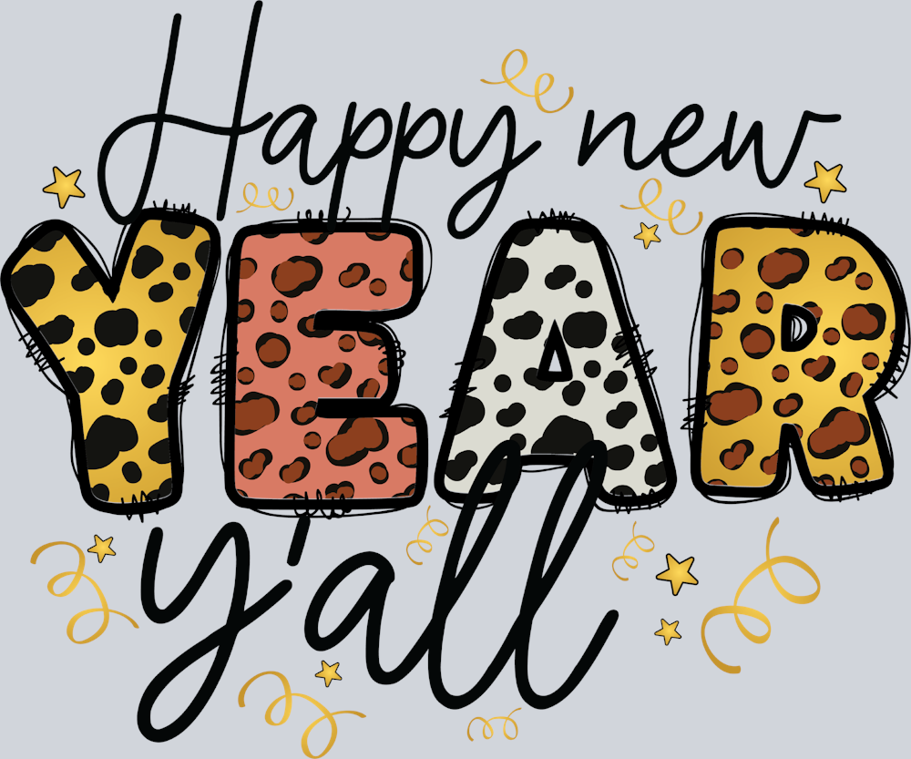 Happy New Year Y'all - STK02590