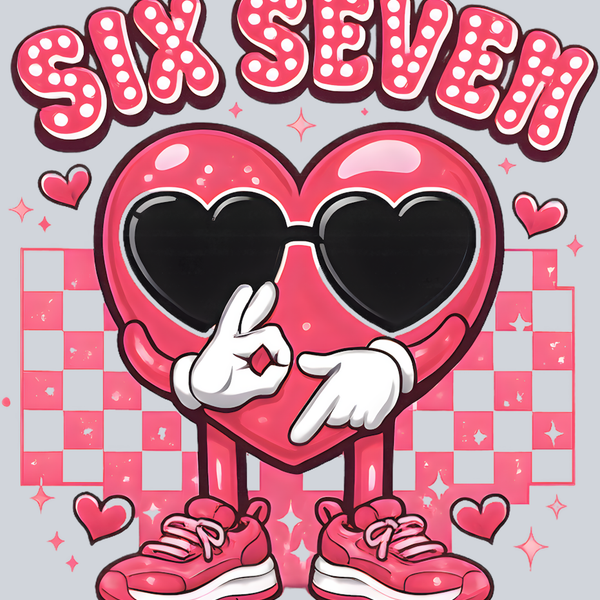 Six Seven Bruh Pink Valentine - Atlanta Vinyl Six Seven Bruh Pink Valentine - Atlanta Vinyl