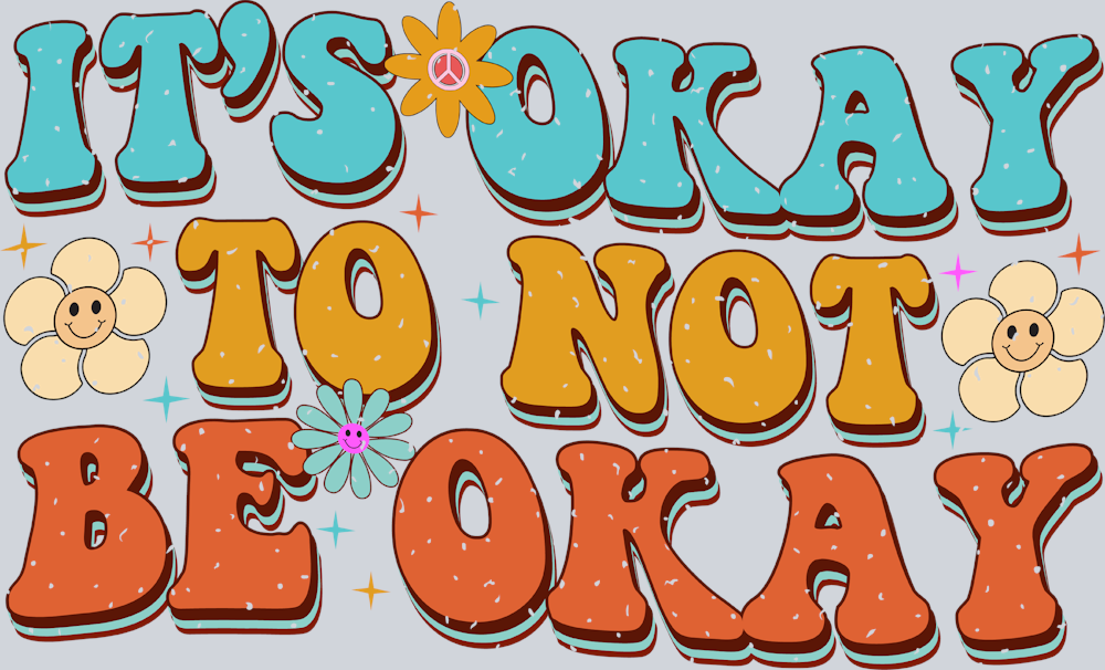 Retro It's Okay To Not Be Okay - STK05206