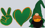 Peace Love St Patricks Gnome - STK04793