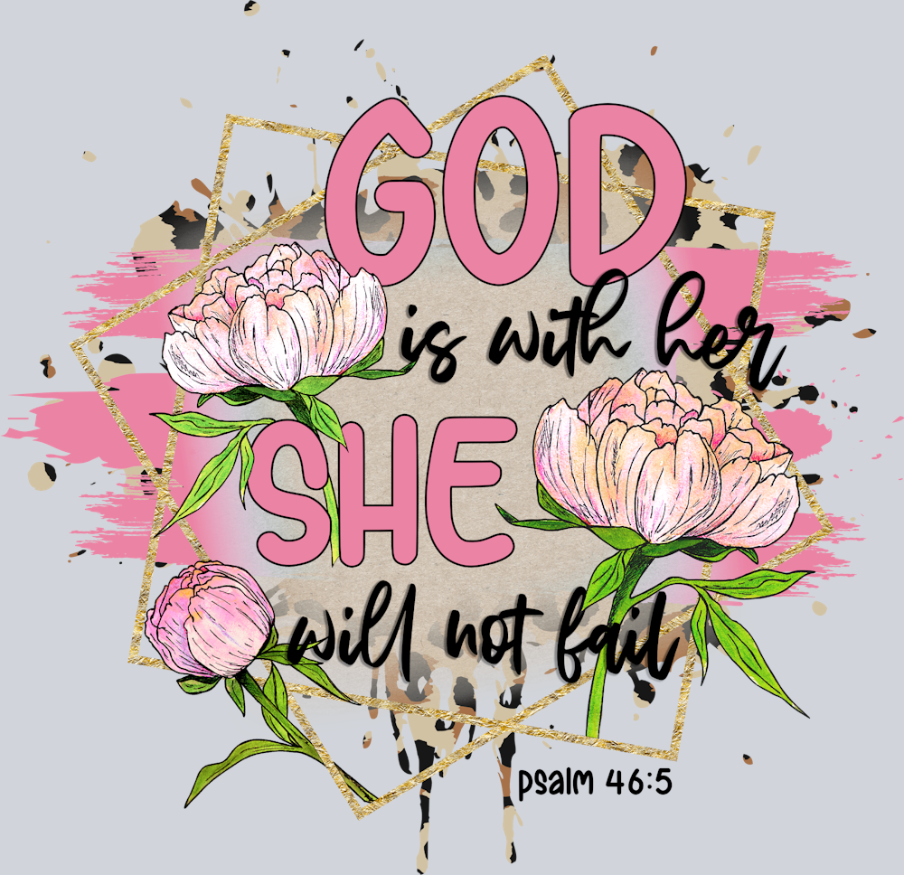 God Is With Her She Will Not Fail - STK06841