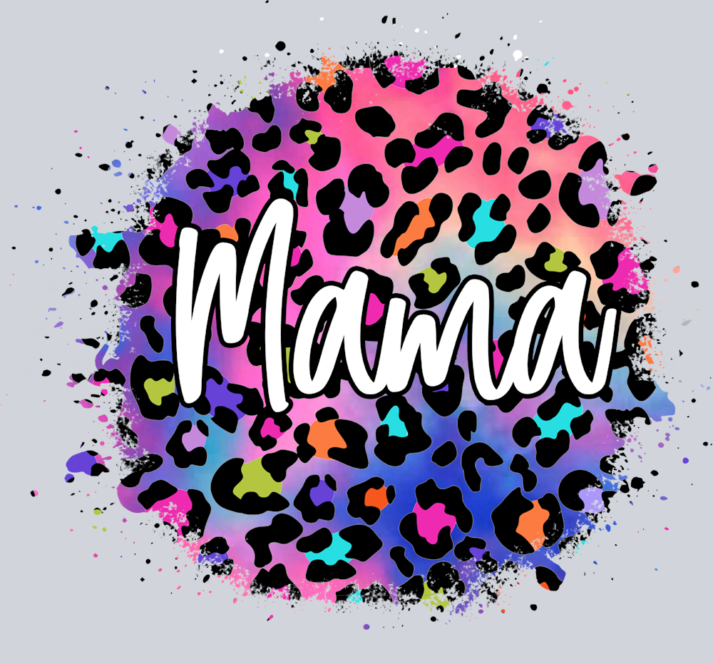 Mama Leopard Splatter - STK03964