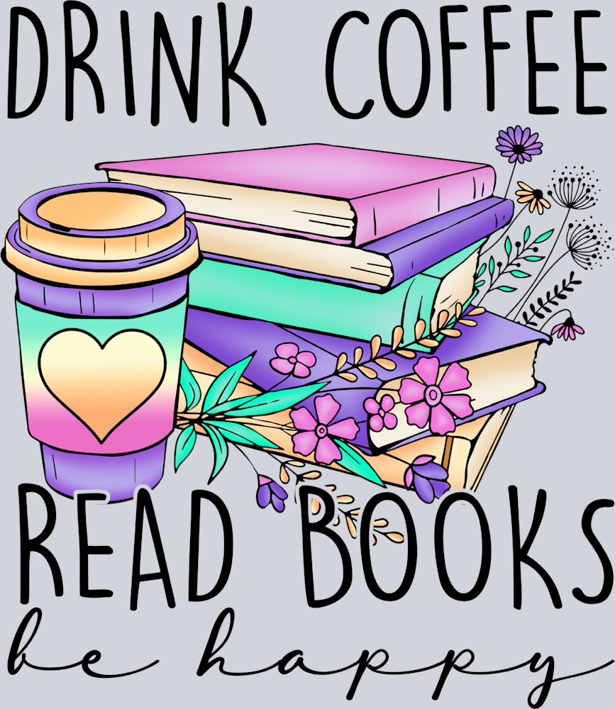 Coffee Books Happy - STK01394