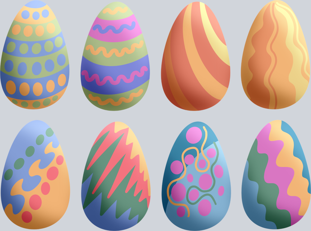 Colorful Easter Eggs - STK06963