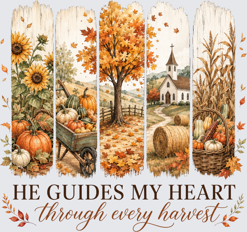 He Guides My Heart Through Every Harvest - STK08100