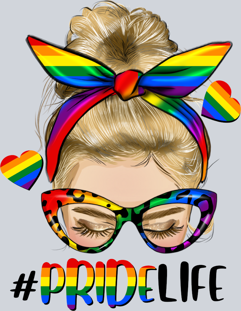 Pride Life Messy Bun 1 - STK04999