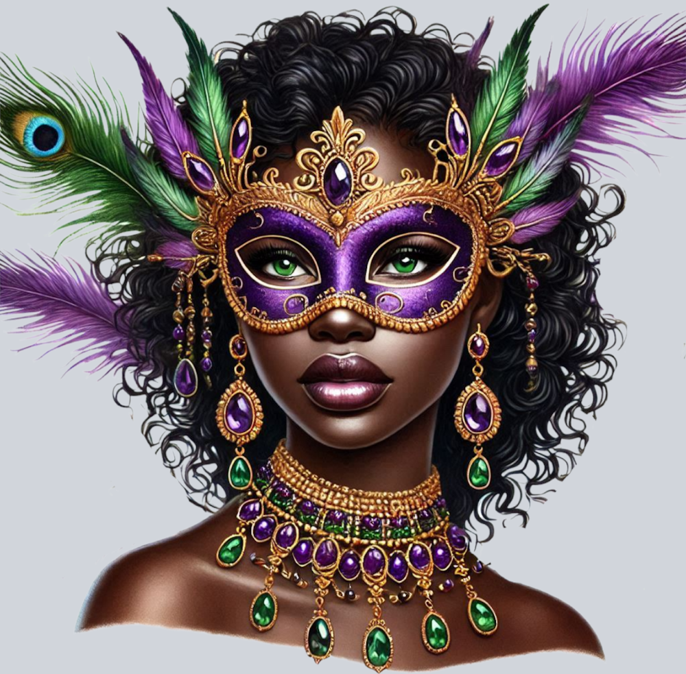 Mardi Gras Beauty 5 - STK04019