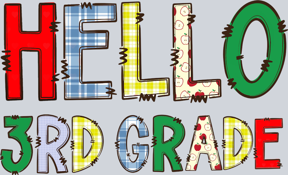 Hello 3rd Grade - STK02668