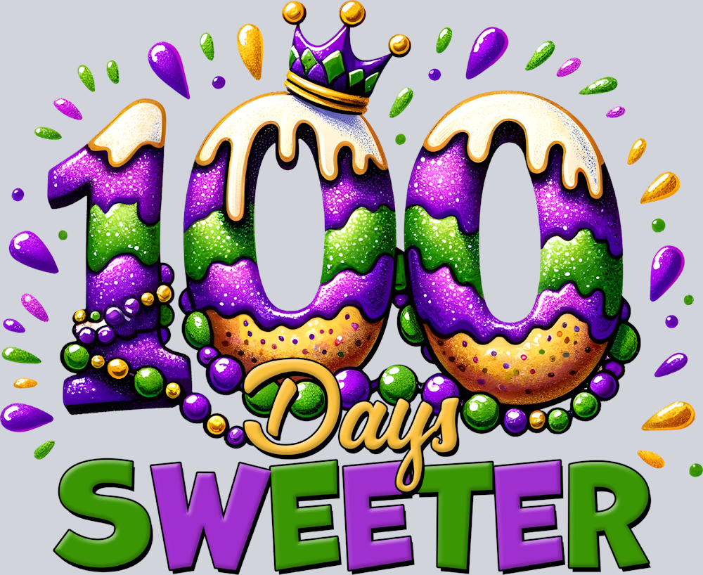 Mardi Gras 100 Days Sweeter - STK04010