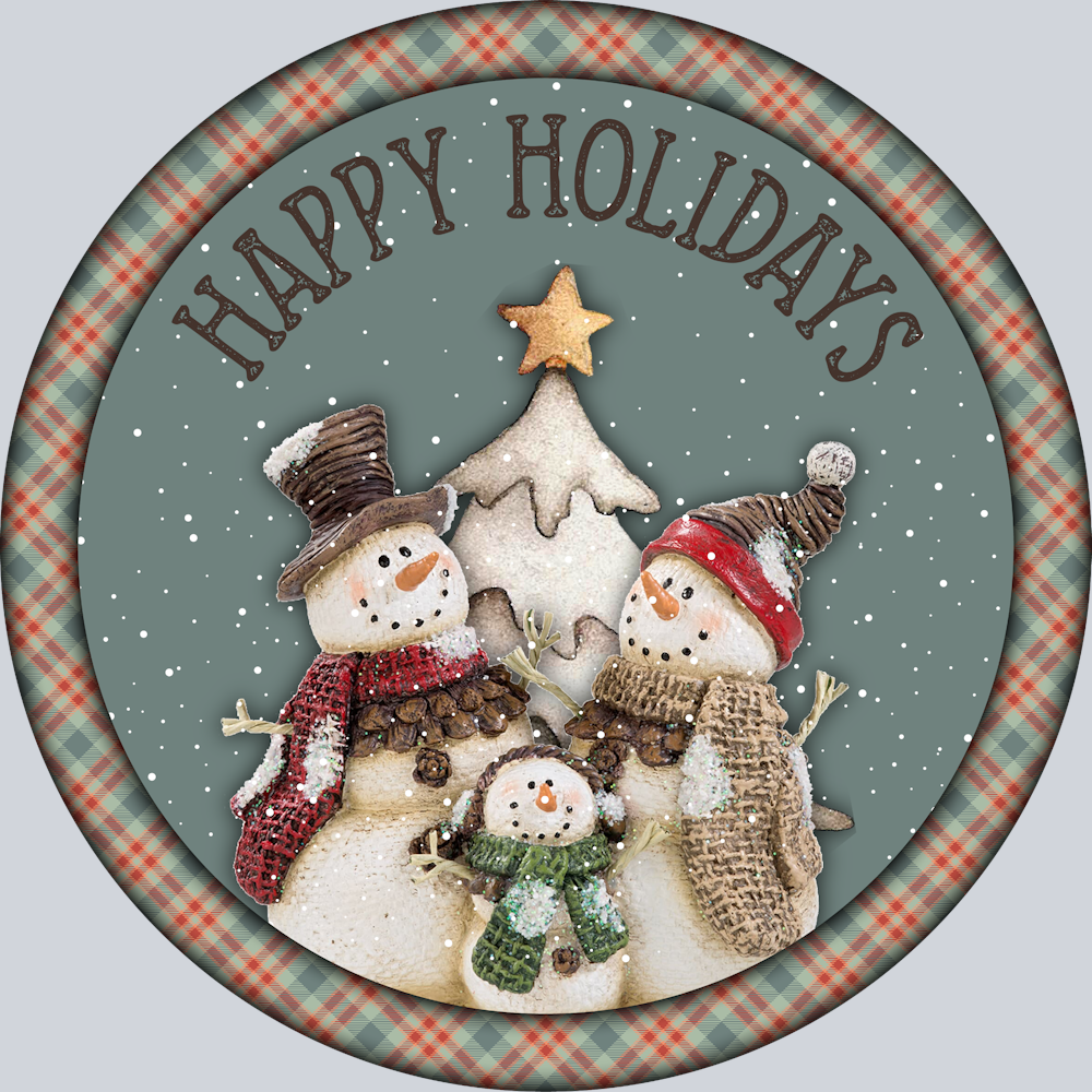 Snowman Happy Holidays - STK05568